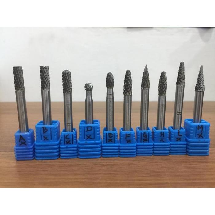 Mata Tuner 6Mm Mata Bor Cun Motor 6 Mm Tungsten Carbide Rotary File 6M