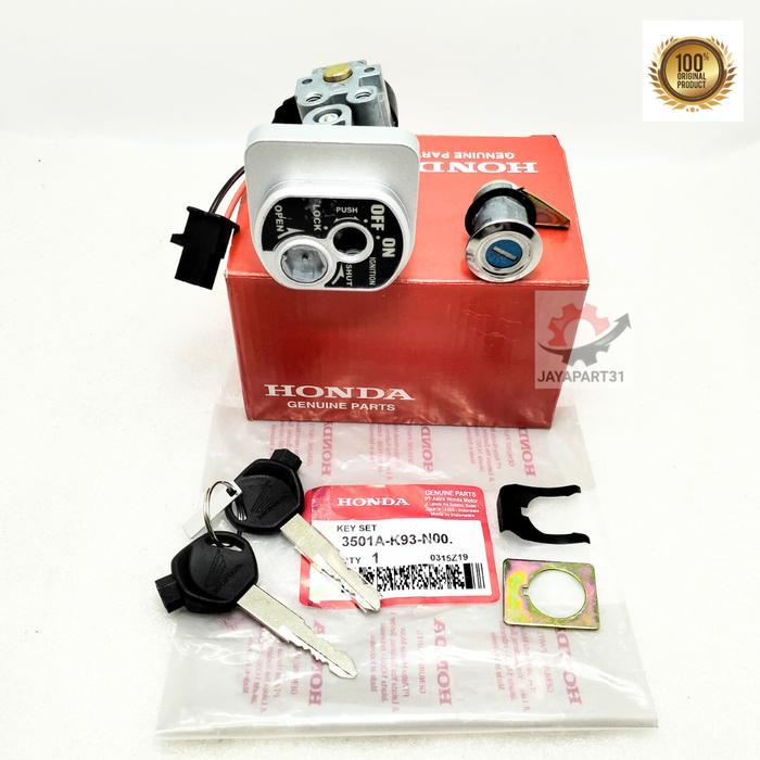 kunci kontak keyset full jok motor honda vario 110 techno scoopy karbu k93 original honda