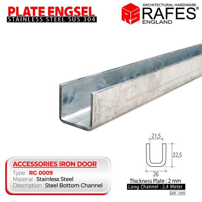 REL BAWAH + REL TIKUNG BAWAH PINTU GARASI RAFES