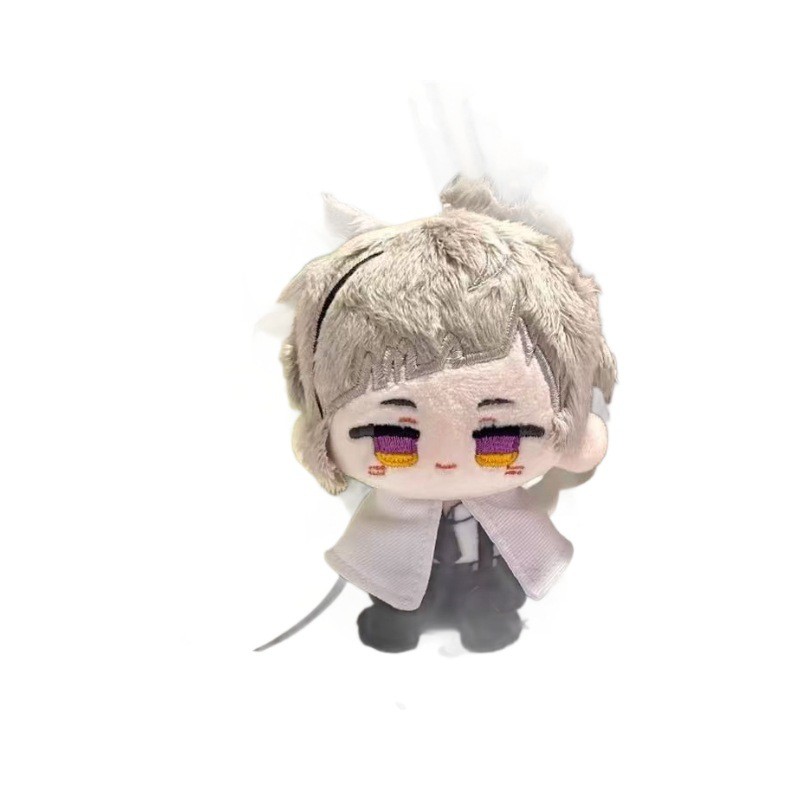 Bungou Stray Dog Dazai Osamu Edogawa Ranpo Plush Pendant Nakahara Chuuya Anime Pendant Small Sitting