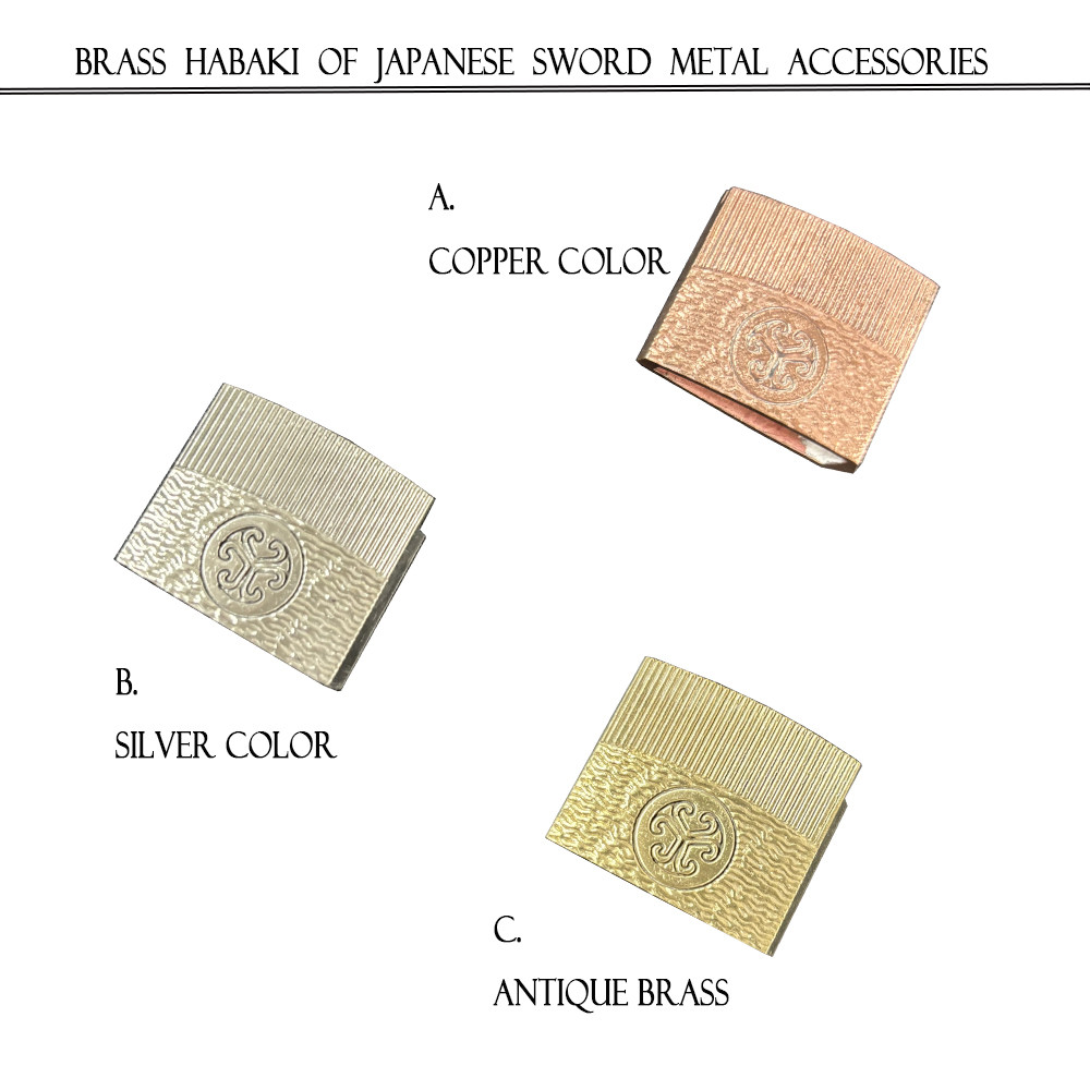 Brass Habaki-Habaki Japanese Katana, Wakizashi Pafts, Habaki Sword, Copper Material,Habaki Silver,