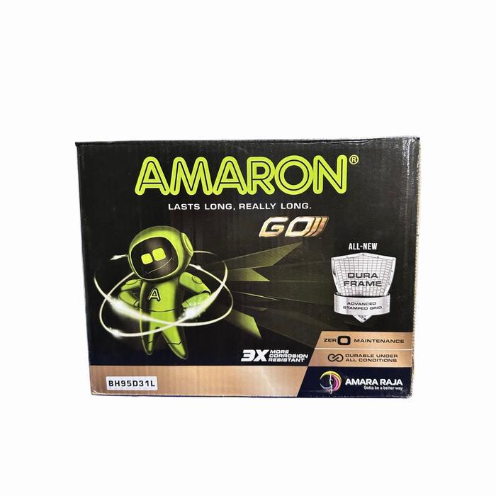 Aki Mobil Toyota Fortuner Amaron 95D31L Aki kering Original