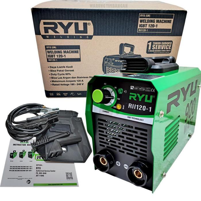 Termurah TEKIRO Ryu Mesin Travo Las Listrik Inverter IGBT 900Watt 120A - RYU 900WATT