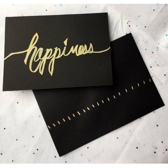(Per Pak) Fancy Paper/Kertas Hitam Polos Tebal 250 Gram Redy Stok