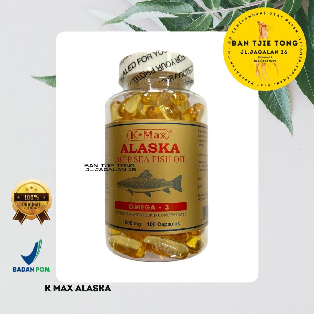 K max alaska- minyak ikan Omega 3
