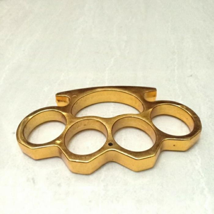 Knuckle Tinju Besi Tebal Hitam Silver Gold Alat Pertahanan Diri Pasti Promo