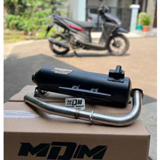 MDM RACING MUFFLER Kenalpot Kondoman Vario OLD Moncong SJ Ring Ala Shijiro+DB KILLER