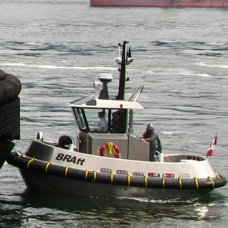 . 1/18 Rc Tugboat Model Bratt Full Rotation Tugboat Proportional Ship -