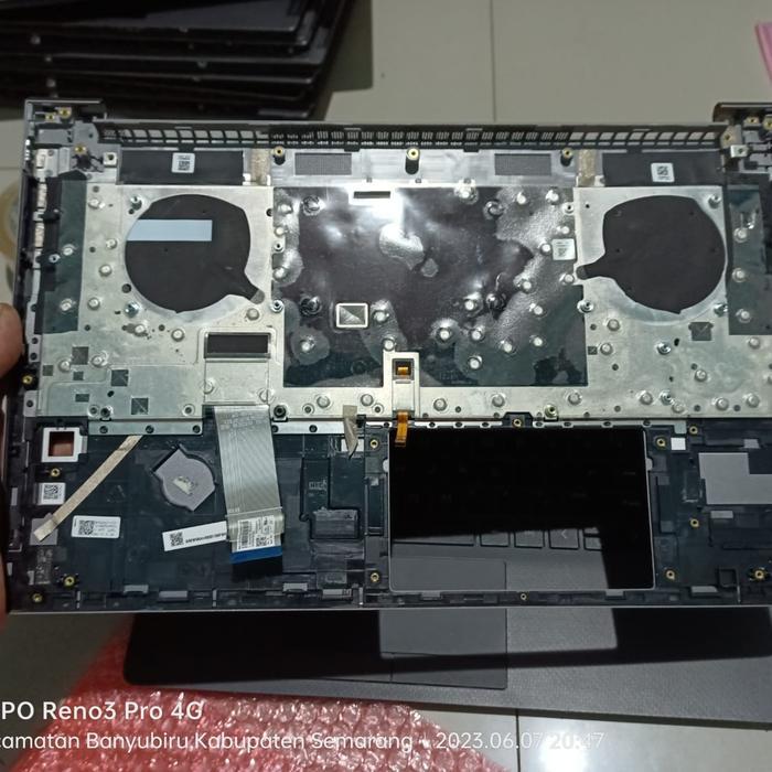 Frame+Keyboardlaptop HP ZBook 15 daya G7 G8 ORIGINAL MINUS TOMBOL - (05/26)