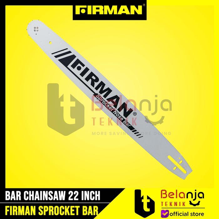 storejayabaru Firman Bar Chainsaw 22 Inch Sprocket Nose Bar Mesin Potong Kayu 22" In