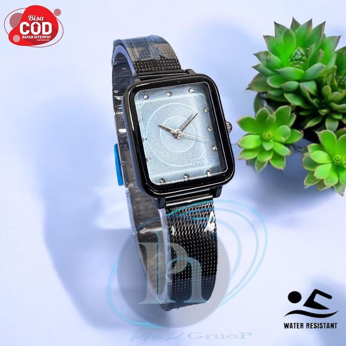 WatchNews- Jam Tangan Rantai Wanita Analog Cantik Rantai Pasir Mini Korean Stylish Rosegold Plat