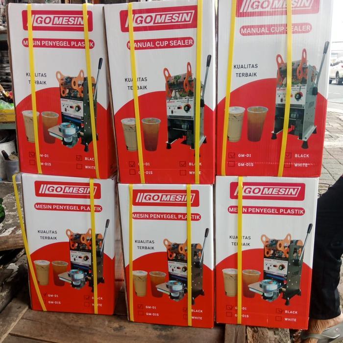 PRESS GELAS MESIN CUP SEALER GO-MESIN GM-D1 BLACK