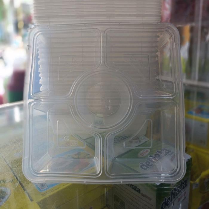 Thinwall bento sekat 5 isi 25 pcs 1000ml