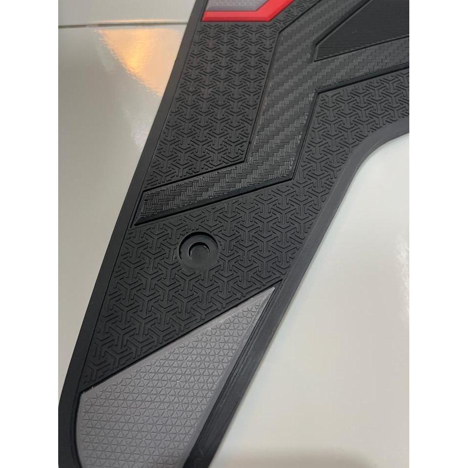 Promo Karpet Karet Vario 110 Karbu 100% Full Premium Hitam Doff Dan Warna Solid Glossy Original