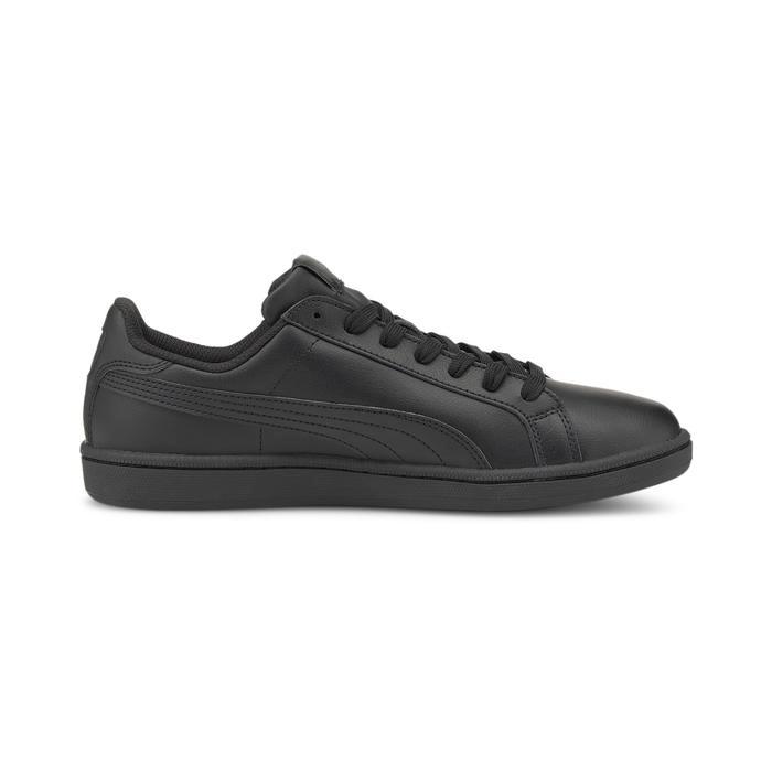Promo- Puma Sepatu Smash Leather Sneakers Black-Dark Shadow