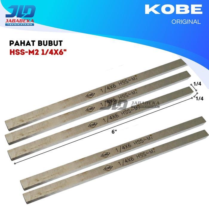 KOBE HSS-M2 1/4x6 Mata Pahat Bubut HSS-M2 Merk KOBE