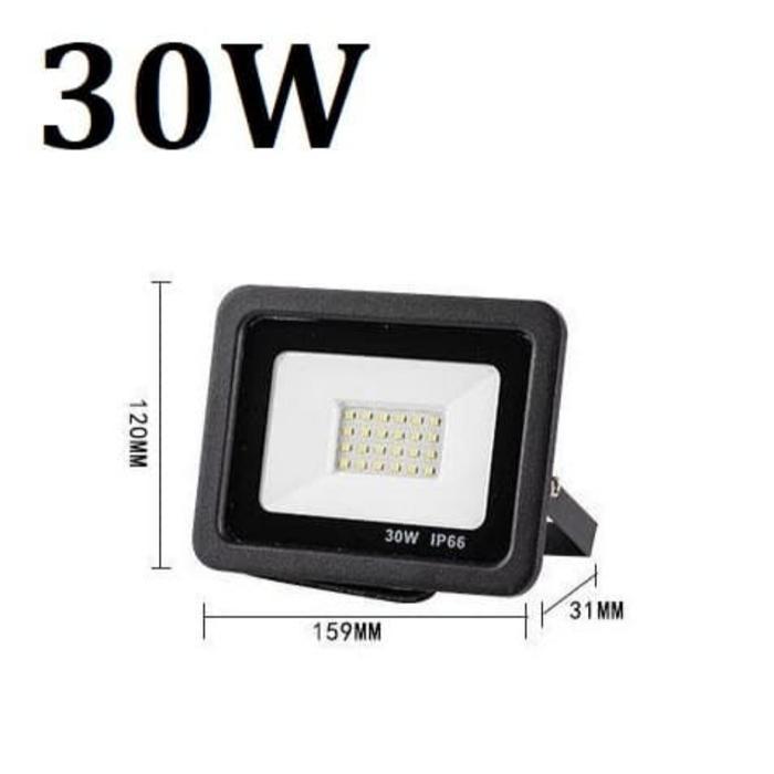 MURAH Lampu Sorot 30watt LED Lampu Tembak Slim ECO 30w Outdoor Floodlight