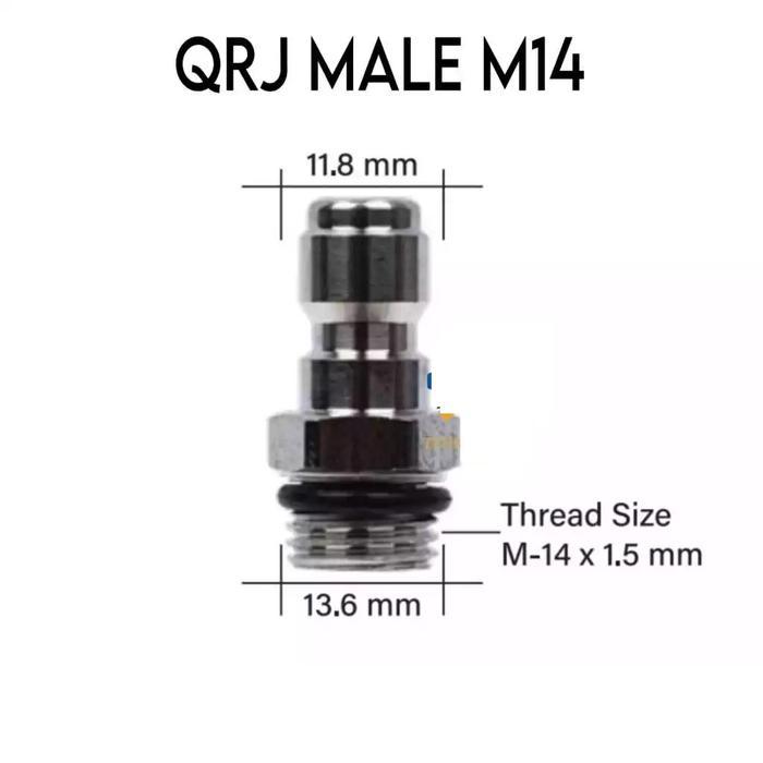 Quick Release 1/4 Jet Cleaner Selang Ke Gun