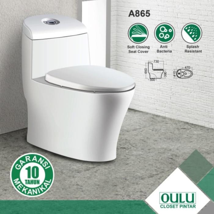 CLOSET DUDUK OULU A 865 PUTIH