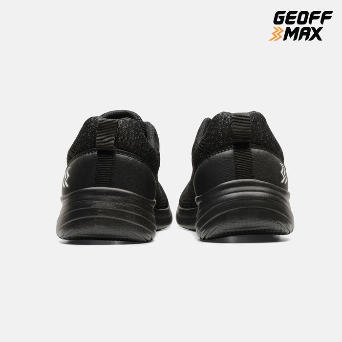 Geoff Max - AT-693 All Black Sepatu Olahraga Hitam Pria Wanita Sport Shoes Sneakers Casual Kerja