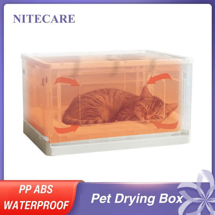 Ready Kandang Kucing dengan Lubang Pengering atau Terapi Nebulizer Pet Nebulizer Box Portable Oxygen