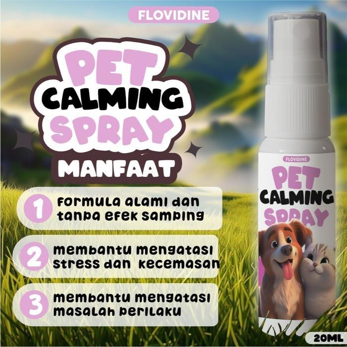 Pet Calming Spray - Obat Stres Kucing Anjing Spray Penenang Kucing & Anjing