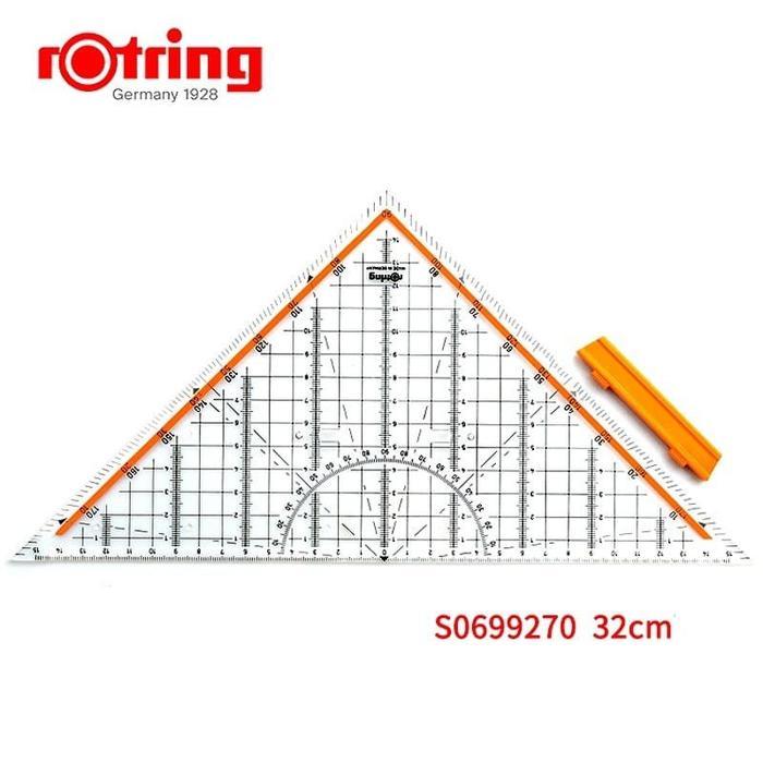Penggaris Segitiga Pegangan Rotring 32Cm