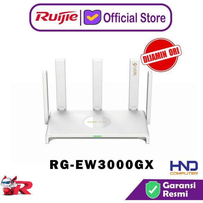 Ruijie Rg-Ew3000Gx Rg Ew3000Gx Wi-Fi 6 Dual-Band Gigabit Mesh Reyee Router