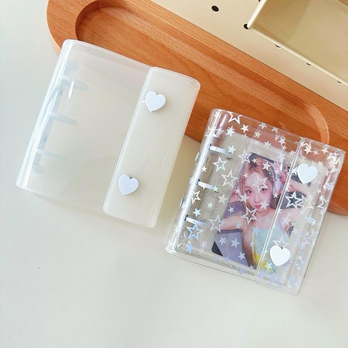 Premium Binder Mini 3 Ring Journal Scrapbook Diary Binder Photocard Kpop Notebook Original
