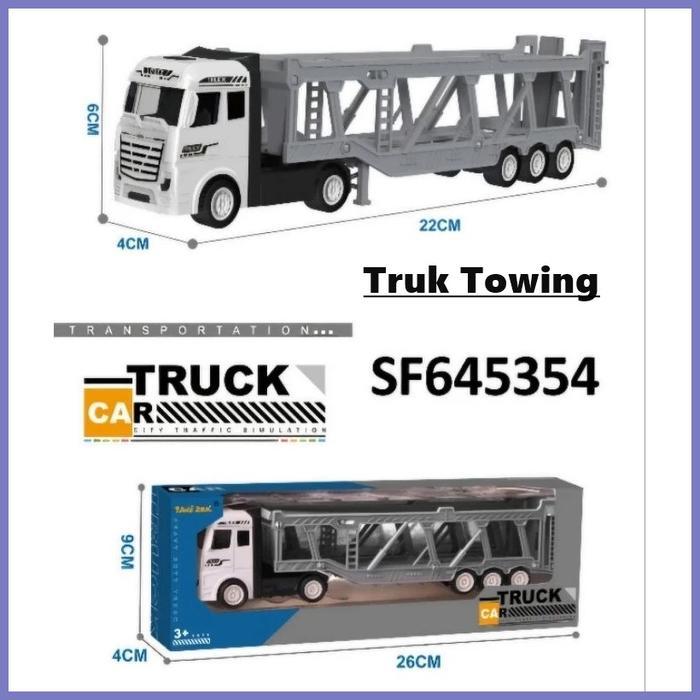 TERBARU Diecast Truck Kontainer Box Miniatur Diecast Truk Container Tengki