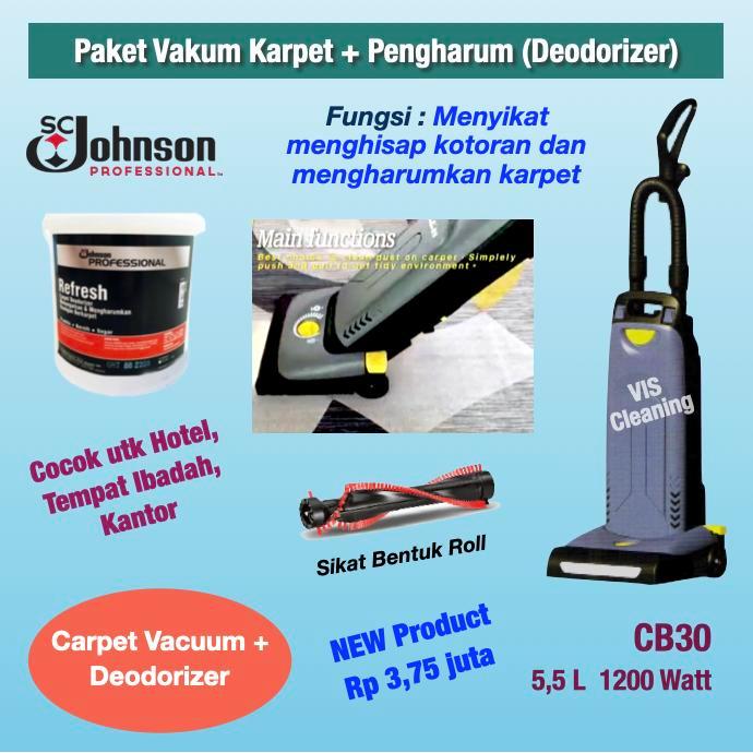 Paket Vakum & Pengharum Karpet ( Carpet Vacuum + Deodorizer )