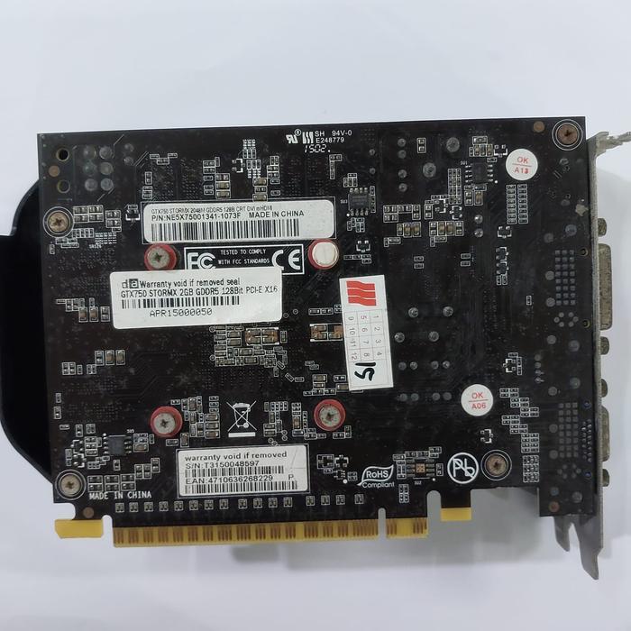 VGA Card Pcie Nvidia geforce GTX750 2GB GDDR5 128BIT MURAH vga pci express gtx750 2G D5 128bit HDMI