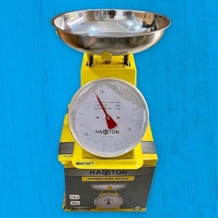 Timbangan Duduk Jarum 15 Kg Hasston Timbangan Duduk Analog 15Kg