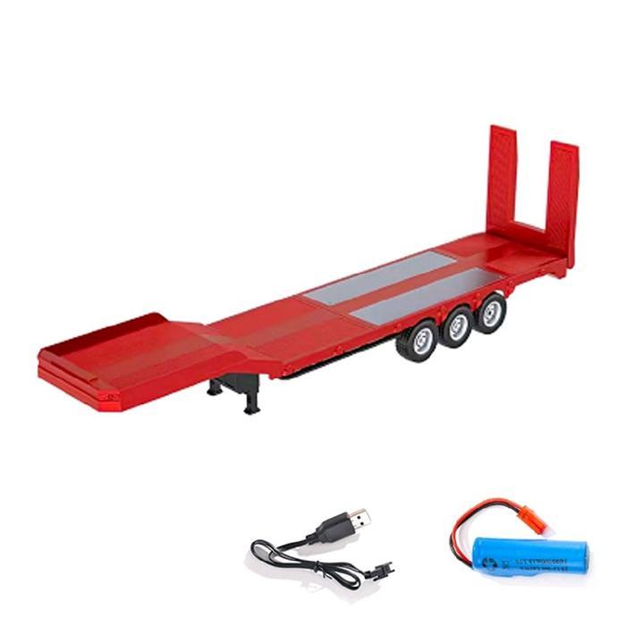 HUINA 1501 rc truck SCANIA 770S 4WD 1:18 full propo diecast metal alloy truck trailer flatbed 1502