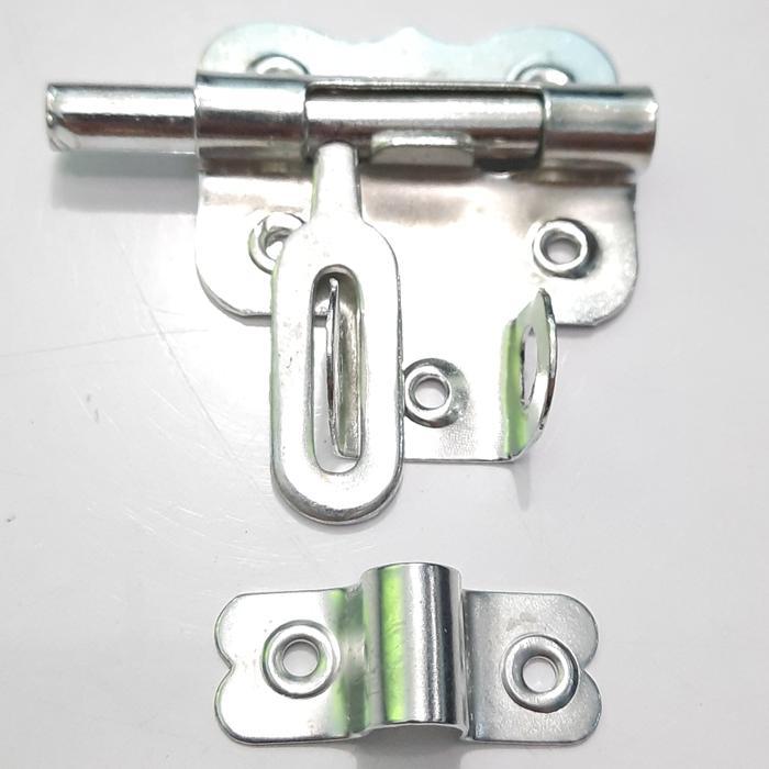 "New" Grendel Pintu Gudang 2 inch KZK / Overpal / Slot Pintu 2" (D4168)