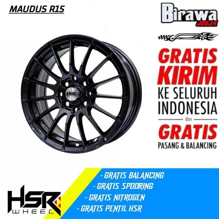 BIG PROMO Velg HSR Maudus Ring 15 Promo 1SET Pelek Jari-Jari R15 Brio Avanza Livina Vinfast City Jaz