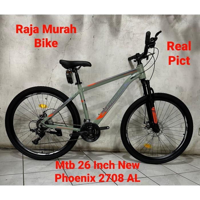 Sepeda Gunung Mtb 26 Inch New Phoenix 2708 AL Sepeda Gunung 26 Inch New Phoenix NP-2708 AL Farme All