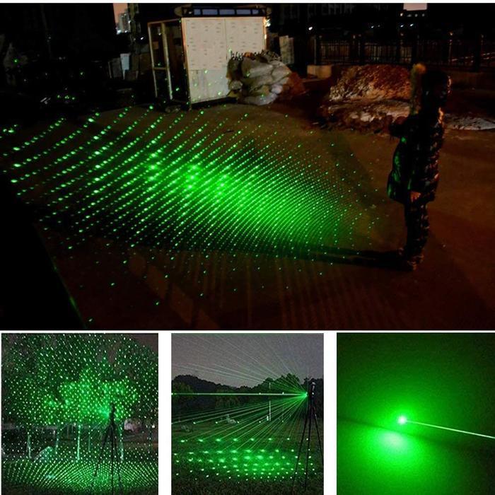 Premium Laser Leser Hijau Green Laser Pointer Jarak Jauh 303 Baterai Charge Original Senter Original