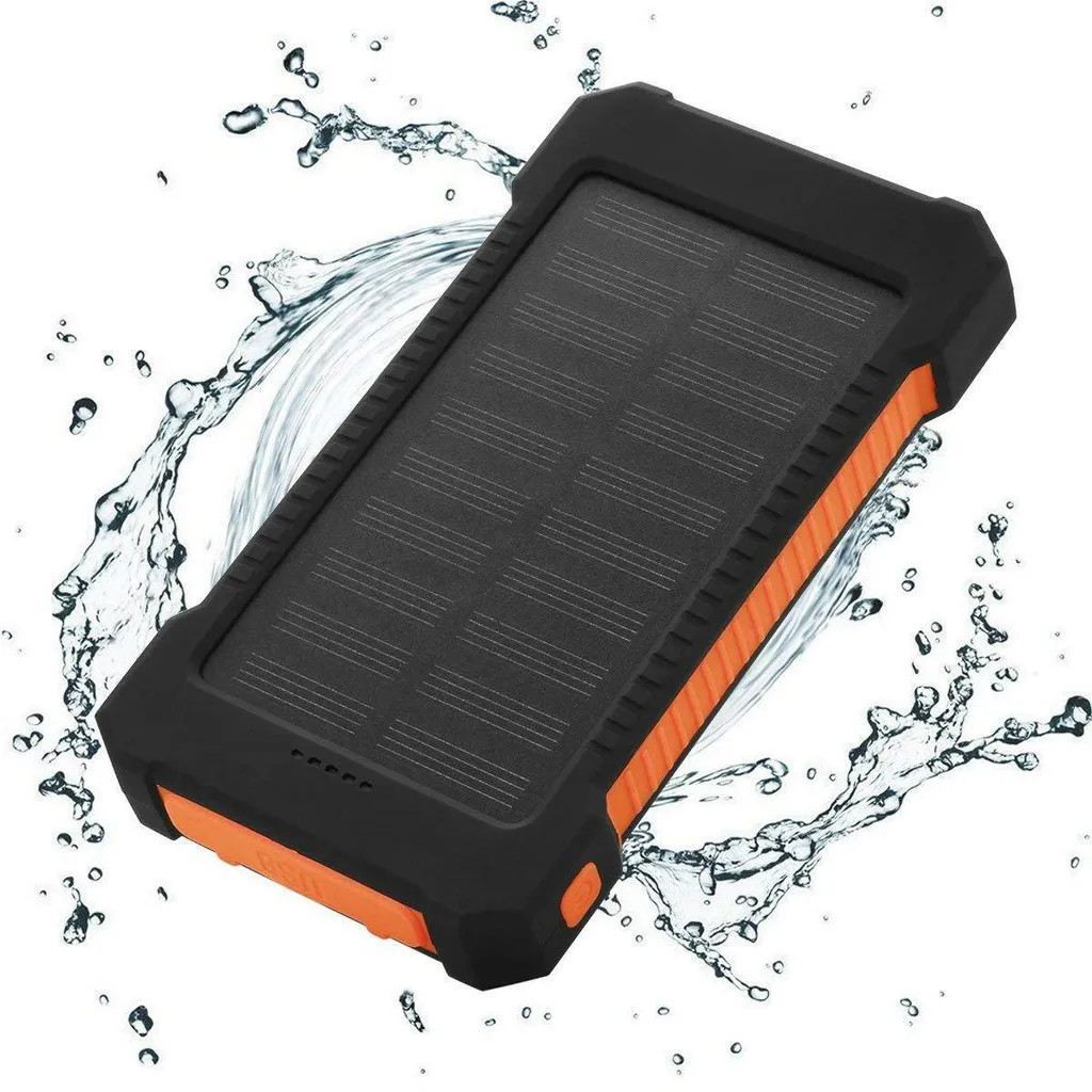 50000Mah Solar Power Bank Ip67 Waterproof Powerbank Solar Original Dengan Led Light Power Bank Solar