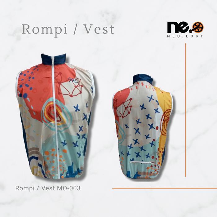 Rompi Windbreaker Vest Sepeda Lipat Unisex New Arrival
