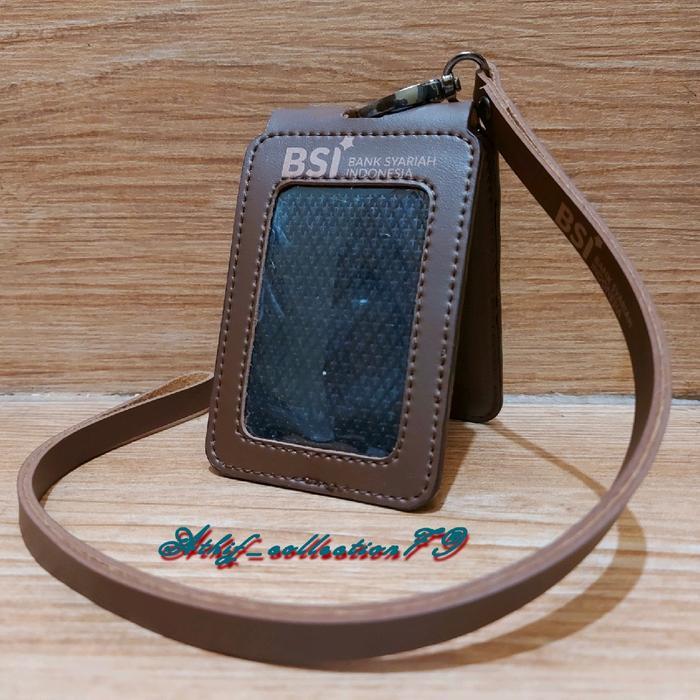 Tempat Id Card Kulit Lipat Bsi