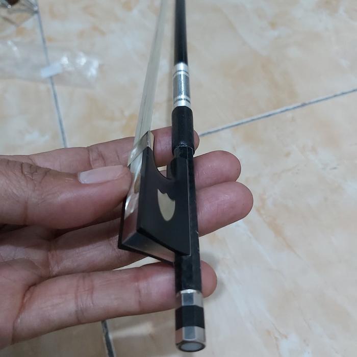 Bow Biola 4/4 Karbon Motif. (Patah Pengiriman Kami Ganti 100%)