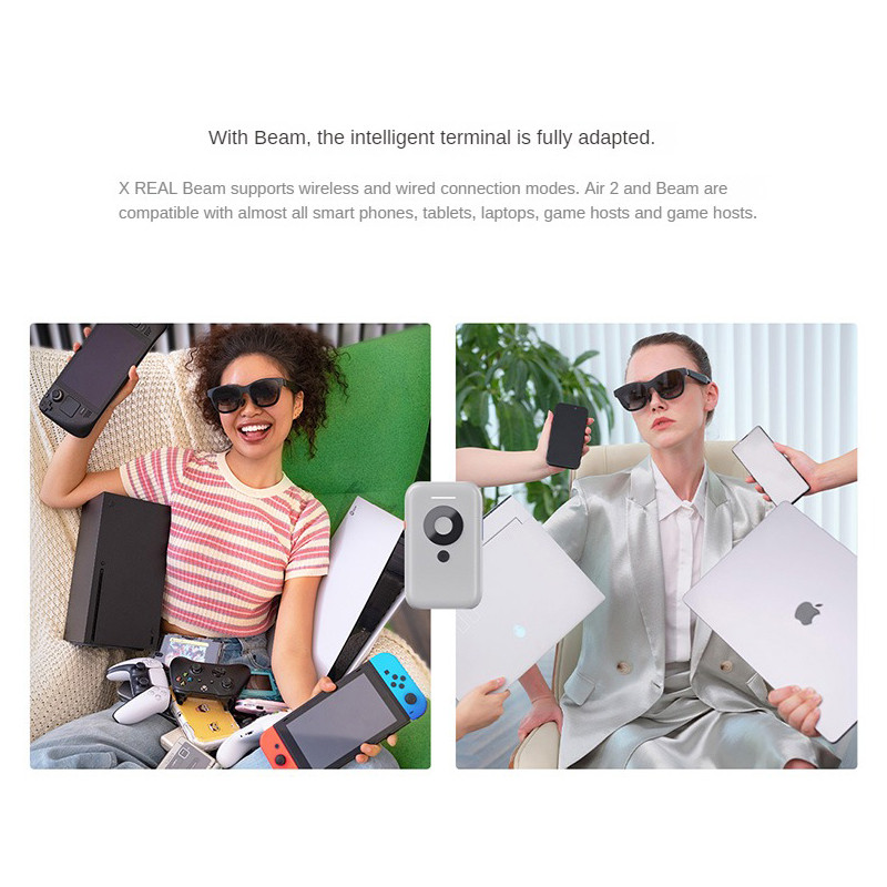 . Xreal Air 2 Nreal Air2 Smart Ar Glasses Micro-Oled Screen 120Hz High -