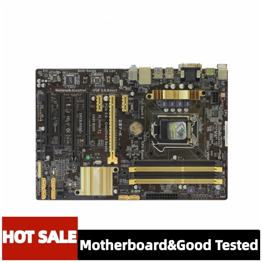 . Desktop Motherboard Z87-K Lga 1150 32G Z87K Desktop Mainboard Mother -