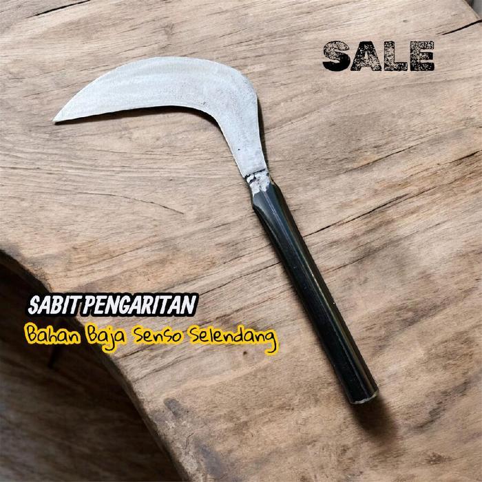 SABIT PENGARITAN ARIT RUMPUT BAHAN BAJA SENSO SELENDANG ALAT BERKEBUN