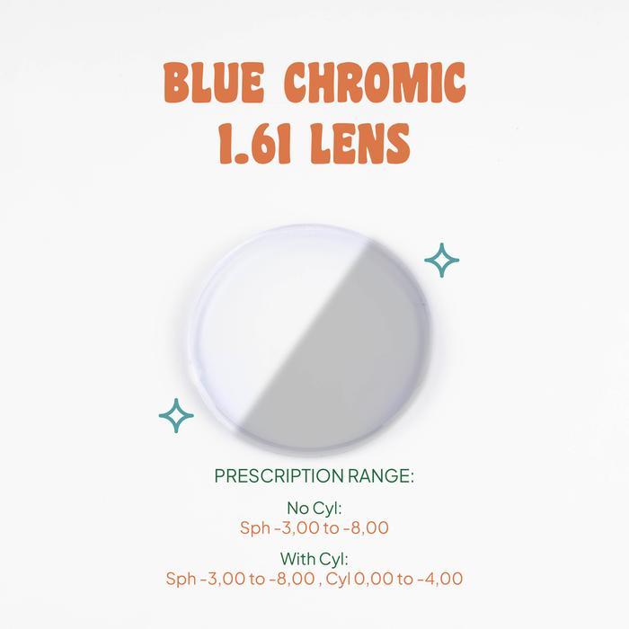 Sunset Eyewear - Lensa Kacamata Blue Chromic HI 1.61