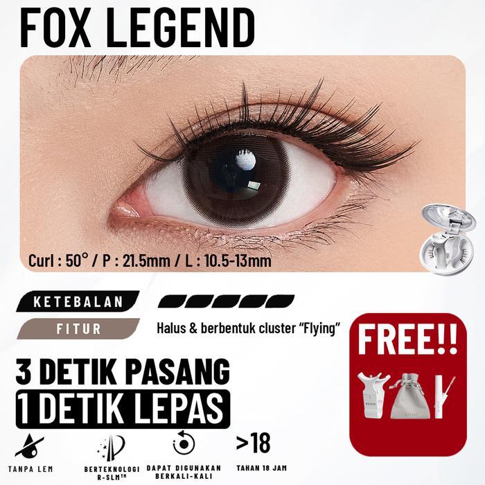 (Fox Legend) Wosado Bulumata Magnetic Bulumata Natural Eyelash Extention