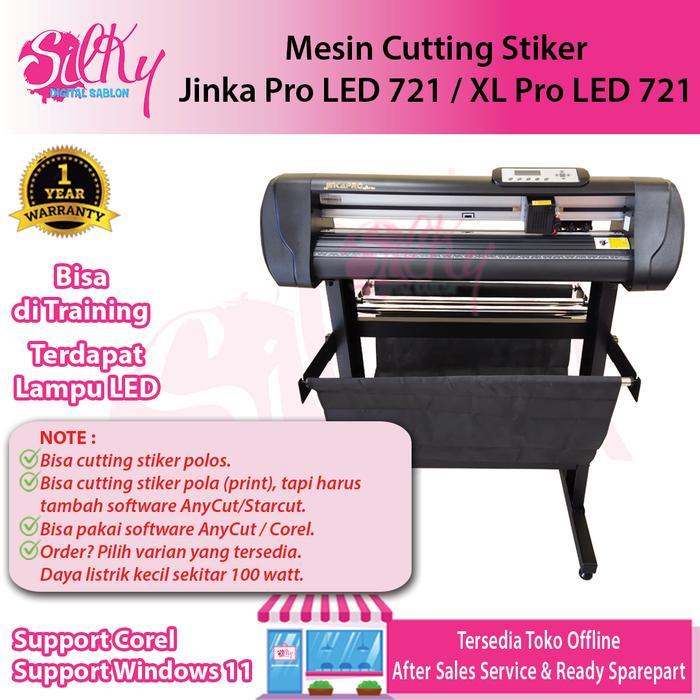 Mesin Cutting Sticker Jinka Pro Led / Xl Pro 721 Led Coreldraw Ukuran 60 Cm
