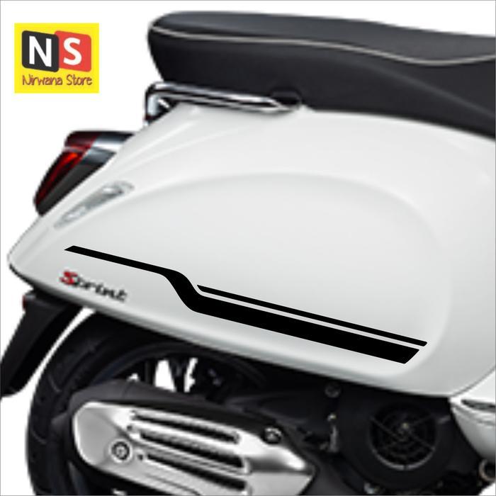 Promo Stiker List Vespa - Cutting Stiker Strip Vespa Matic - Sprint Primavera Motorcycle Original