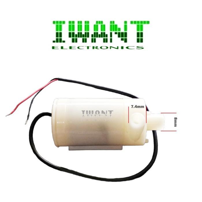WATER PUMP DC 5V MINI SUBMERSIBLE 5 VDC POMPA AIR MINI CABLE MINI PUMP